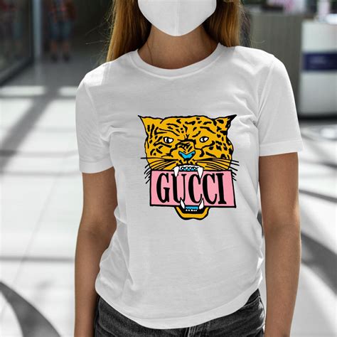 pic of gucci tshirt with tiger|Gucci tiger brooch.